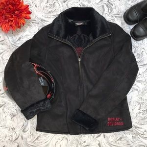 Harley Davidson Faux Fur Jacket